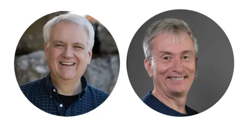 Rod Wood and Steve